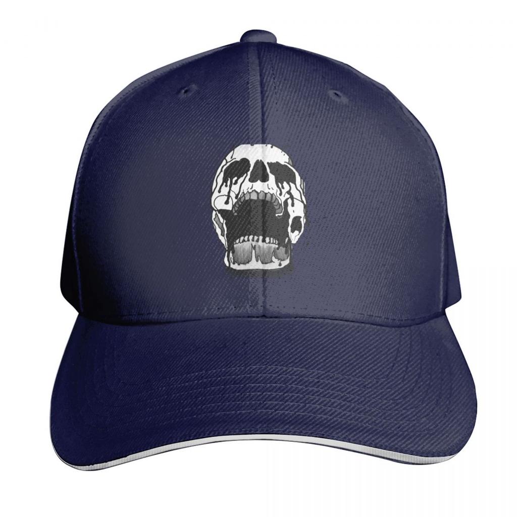 Dripping Crown Skull Baseball Cap Tactical Cap Sunhat Icon New Hat Unisex Caps Womens