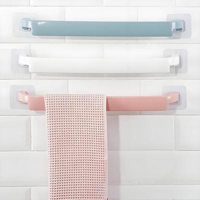 Zelfklevende handdoekhouder Rack Wandmontage Handdoekhanger Badkamer Handdoekstang Plank Rolhouder Ophanghaak Badkamer Organizer
