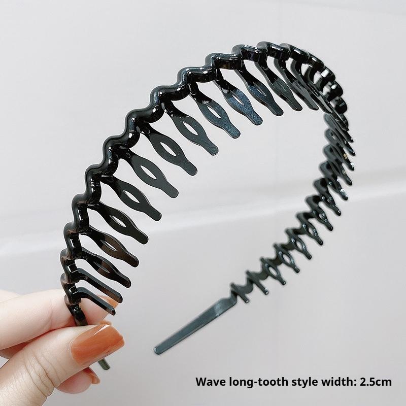 Hairband for Women, Simple and Versatile, Non-slip Hairpin with Teeth for Washing Face and Broken Hair