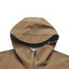 Fila Golf Series Fashion Retro Casual Sports Goose Down Warm Two-Piece Hooded Jacket Men Outerwear Dark-Brown A11M545914FBN