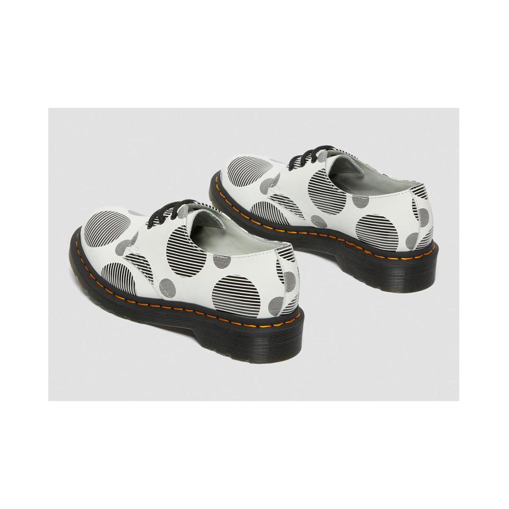 Derby Schuhe Dr. Martens Weiß / Mehrfarbig 1461 Polka Dot Glatt