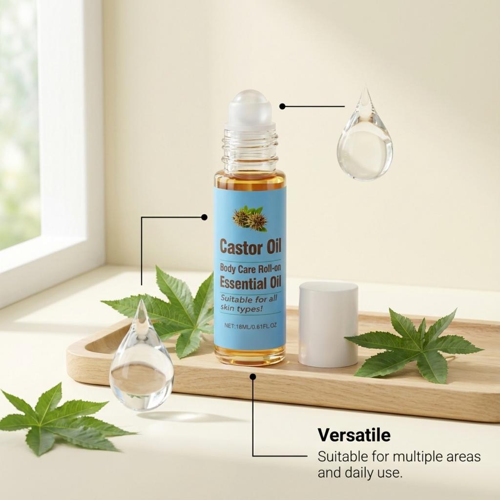 Body Care Roll- Oil: Moisturizes Skin, Non-sticky, Lightweight, Suitable For All Skin Types, Easy To Apply With A Roll- Applicator.18ml