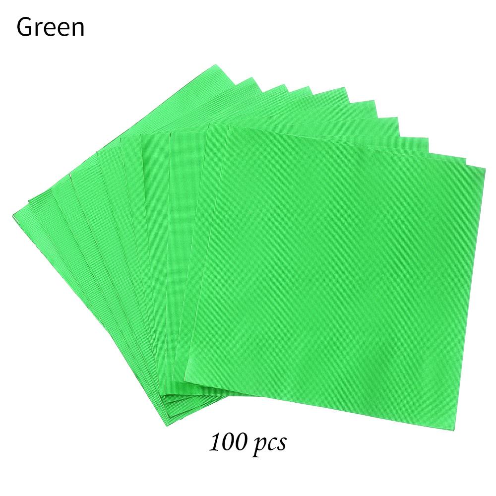 100pcs 10x10cm Aluminum Foil Candy Chocolate Biscuits Tin Wrapping Paper DIY Metal Embossing Gift Craft Paper Packaging Paper