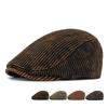 Tie-Dyed Knitted Peaked Cap Men's Autumn Winter Beret British Retro Progressive Cap