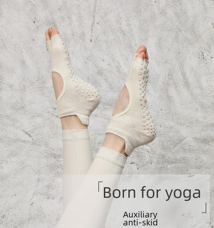 Women's Open-Toe Aerial Yoga & Pilates Five-Finger Socks