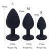 S/M/L 100% Silicone Butt Plug Anal Plugs Unisex Sex Stopper 3 Size Adult Toys for Men/Women Anal Trainer For Couples