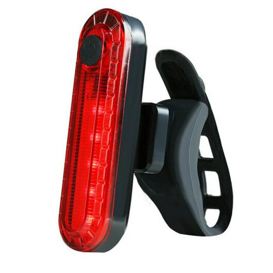 056 USB Rechargeable COB Bicycle Tail Light - High Brightness for Night Riding Safety