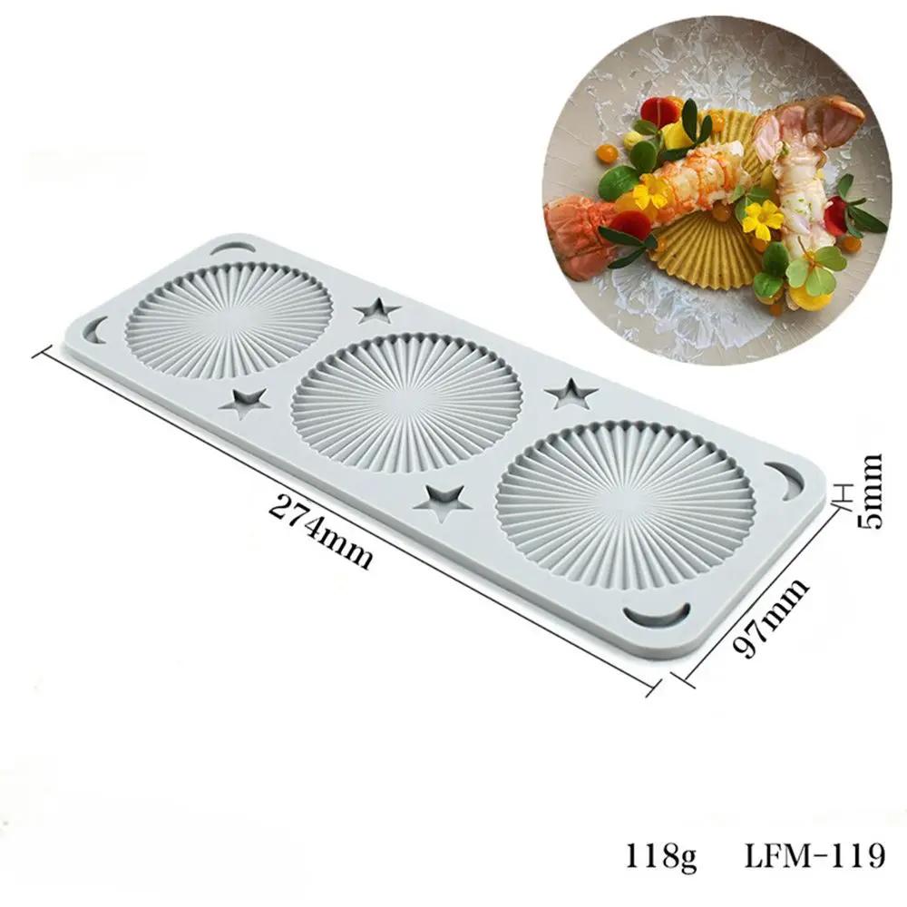 Flower Leaf Patterns Cake Lace Mat Fondant Silicone Mold DIY Craft Baking DecorationCooking Printing Mold Bakeware Cake Tools