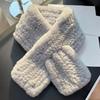 Imported Real Rex Rabbit Fur Scarf Korean Version Simple Long Woven Mao Mao Scarf Warm Double-sided Thickened Fur Collar