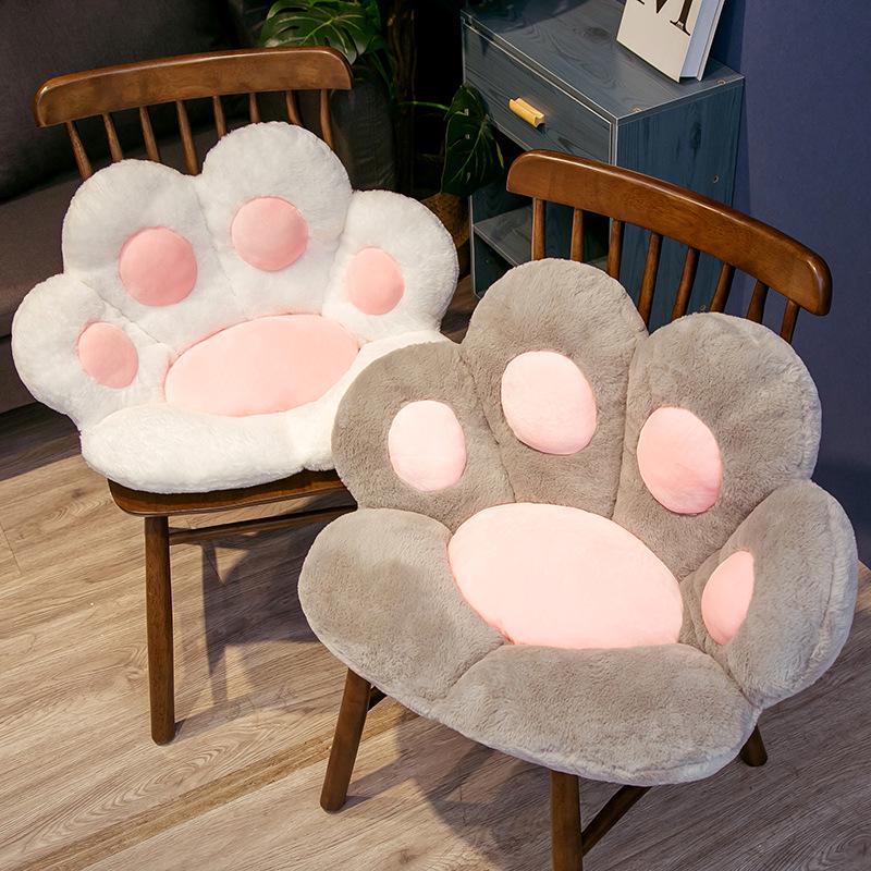 Bear Paw Semi-Enclosed Cushion Chair: Cozy, Lazy Sofa-Style Backrest and Seat for Office, Students