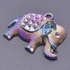 10pcs/Lot Multistyle Animal Pendants Rainbow Charms For Jewelry Making Supplies Eagle Bat Elephant Charm Frog Duck Shark Pendant