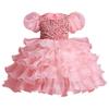 Girls Princess Tulle Dress Birthday Wedding Party Sequined Performance Gown