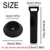 Black Microphone Silicone Case for for JBL Wireless Microphone Stand Accessories