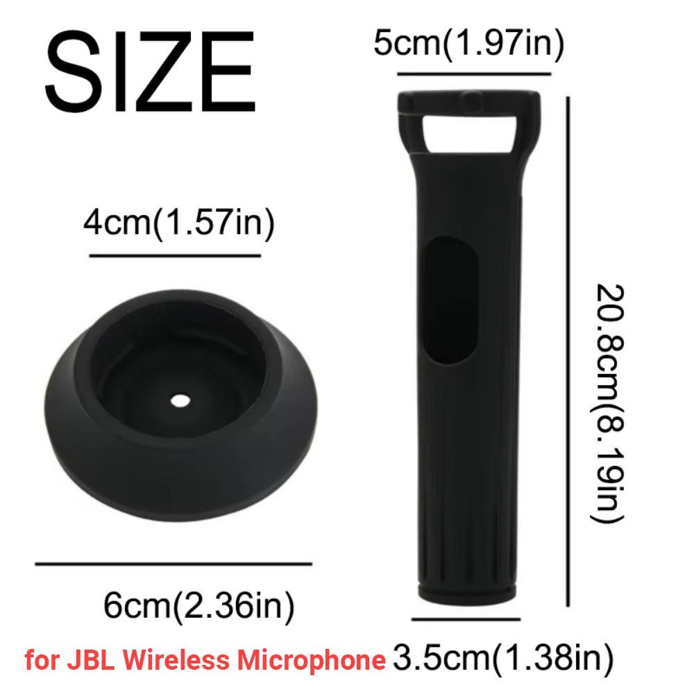 Shockproof Microphone Silicone Case for for JBL Wireless Microphone Stand Accessories