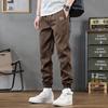 Men's Trendy Casual Cuffed Pants - Spring & Autumn 2025 Collection: Loose Fit Sportswear