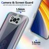 Custodia per Xiaomi Poco X3 Pro con Cuscinetti d'Aria in Silicone TPU Bumper Cover Posteriore Trasparente Opaca Custodia Rigida per Telefono per Xiaomi Poco X3 NFC X3Pro