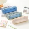 Large Capacity Pen Bag Double Sided PU Leather Stationery Bag New Pencil Case  School Office