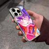 Oshi No Ko Anime Ai Hoshino Phone Case For IPhone 17 Air 16 E 15 14 13 12 11 Plus Pro Max Electroplated Transparent Soft Shell
