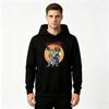 Men's Casual Pullover Hoodie, Cartoon Music Band Graphic Print Long Sleeve Comfortable Hooded Sweatshirt