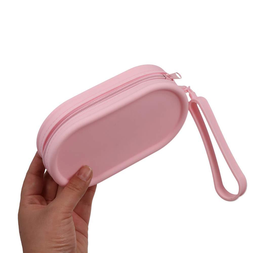Korean Style Silicone Cosmetic Bag Zipper Make Up Pouch Bag Small Pouches Bag Organizer  Outdoor