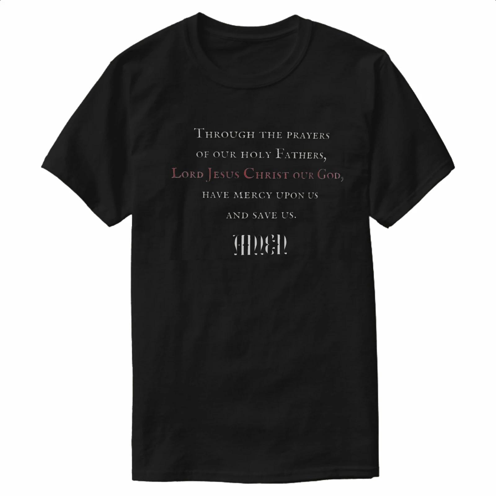 

Orthodox Christian Jesus Prayer Orthodoxy TShirt 100 Cotton ONeck Summer Short Sleeve Casual Mens Tshirt Size S3XL 4XL