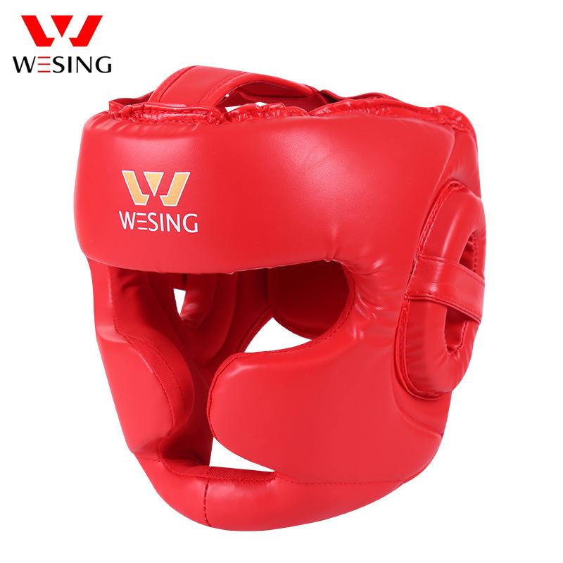 

Боксерский шлем Jiulishan Полностью закрытая защита челюсти Бесплатная боевая защита головы Наборы защитного снаряжения для Муай Тай с обезьяньим лицом для взрослых Боевые тренировки XL