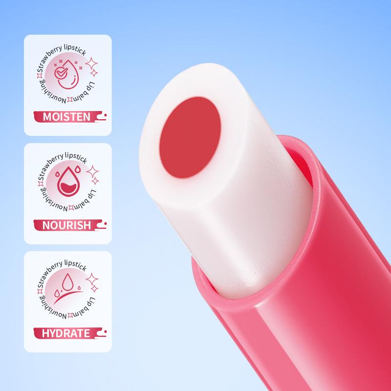 Fruit Sandwich Temperature Lip Balm SADOER Hydrating Moisturizing Temperature Moisturizing Lip Balm