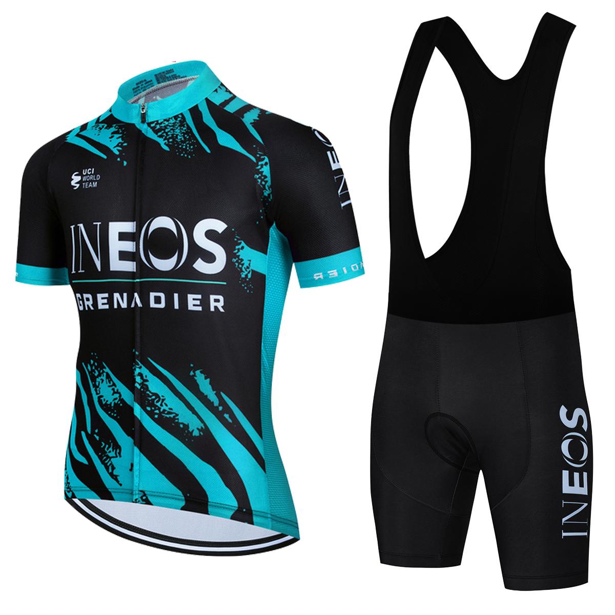 

2026 Men Short Sleeve Cycling Jersey Set Summer Bicicleta Clothing MTB Maillot Ropa Ciclismo Sportswear Blue Bicycle Suit L