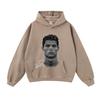 Autumn/Winter 420G Street Football Print Heavyweight Pullover Hoodie
