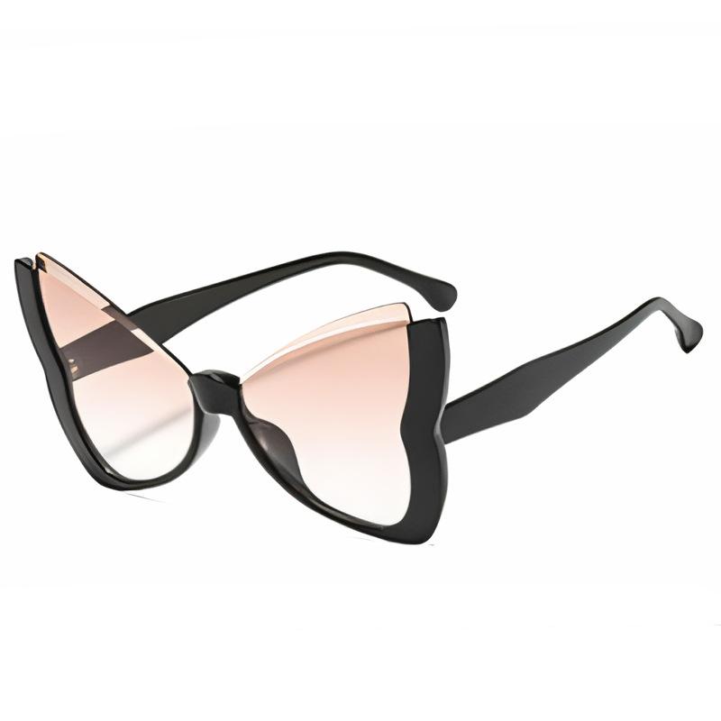 Butterfly Shape Women Sunglasses Fashion Trendy Anti-glare Sun Glasses Stage Show Performance Sunglasses for Women