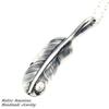 [STERLING SILVER 925] Feather Silver Necklace Pendant Chain AMTHANE-007