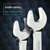 Metric Mirror Finish Double End High Hardness Open End Wrench - Multi-Spec Hand Tool