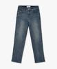 PLAC Straight Elastic Jeans M51 Grey Blue
