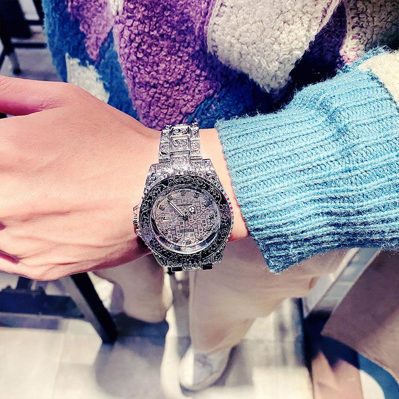 Uhr Herrenmode Retro Luxus Kreativ Stahlband Armbanduhr Analoge Uhren Leuchtzeiger Kalender Herren Quarz Armbanduhr Montre Homme