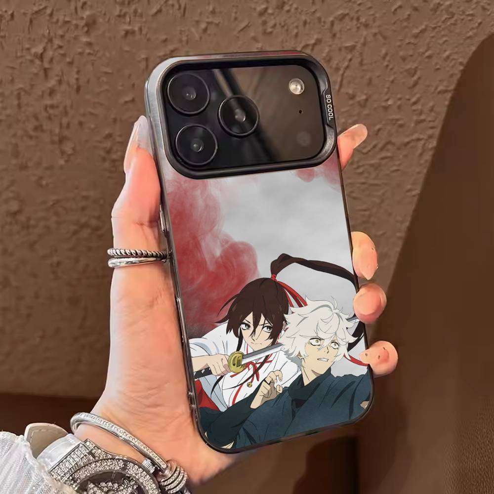 HOT Hell's Anime Paradise Phone Case For iPhone 17 16 15 14 13 12 11 Pro Max Plus Silver candy Matte Cover