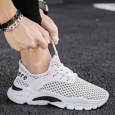Fashion Summer Men Mesh Lace Up Casual Shoes Sneakers for Men Comfortable Breathable Soft Male Sport Running Shoes Zapatillas De Hombre