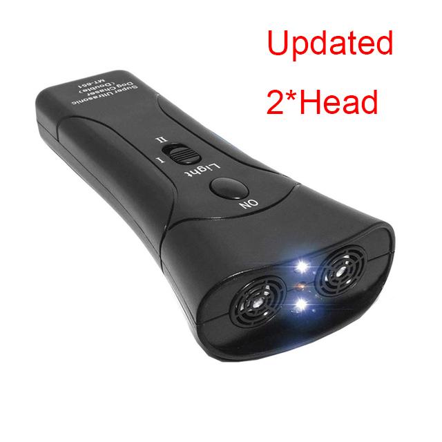 D5 Flashlight LED With Pet Dog Repeller Anti Barking Stop Bark Training Device Trainer Ultrasonic Anti Barking Without Battery