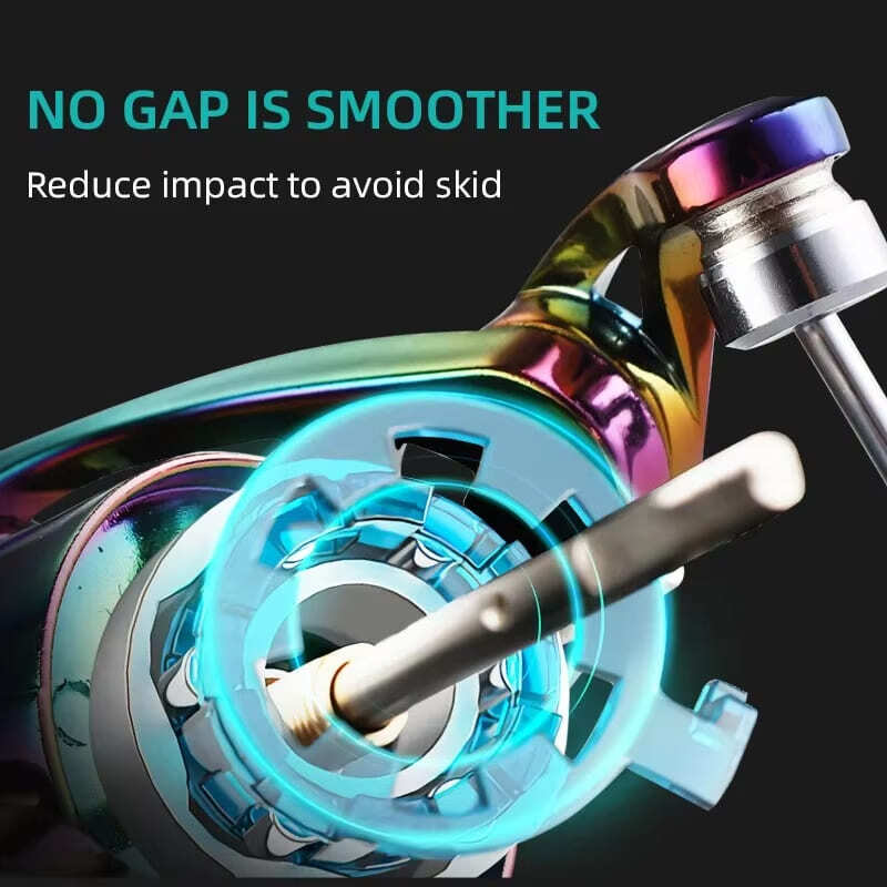 New Colored Metal Electroplated Spinning Reel Ultra-light Maximum Resistance 12 Kg Sea Fishing Spinning Reel Suitable for Seawater and Freshwater