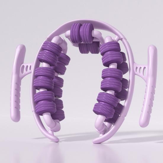 28 Rollers Leg Massage Anti-Cellulite Lymphatic Drainage Deep Tissue Therapy Thighs Arm Back Shoulder Calf Muscle Relaxation Massage Tool