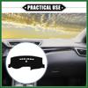 Motoforti Car Dashboard Cover Mat Compatible for Ford Fusion 2013-2021, Protective Polyester Black Center Console Interior Trim Dash Board Mat