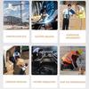 Cubiertas de Punta de Acero Antiaplastamiento 1 Par Punteras Protectoras de Acero Herramientas y Mejoras del Hogar Para Trabajo Correa de Sujeción Laboral Calcetín