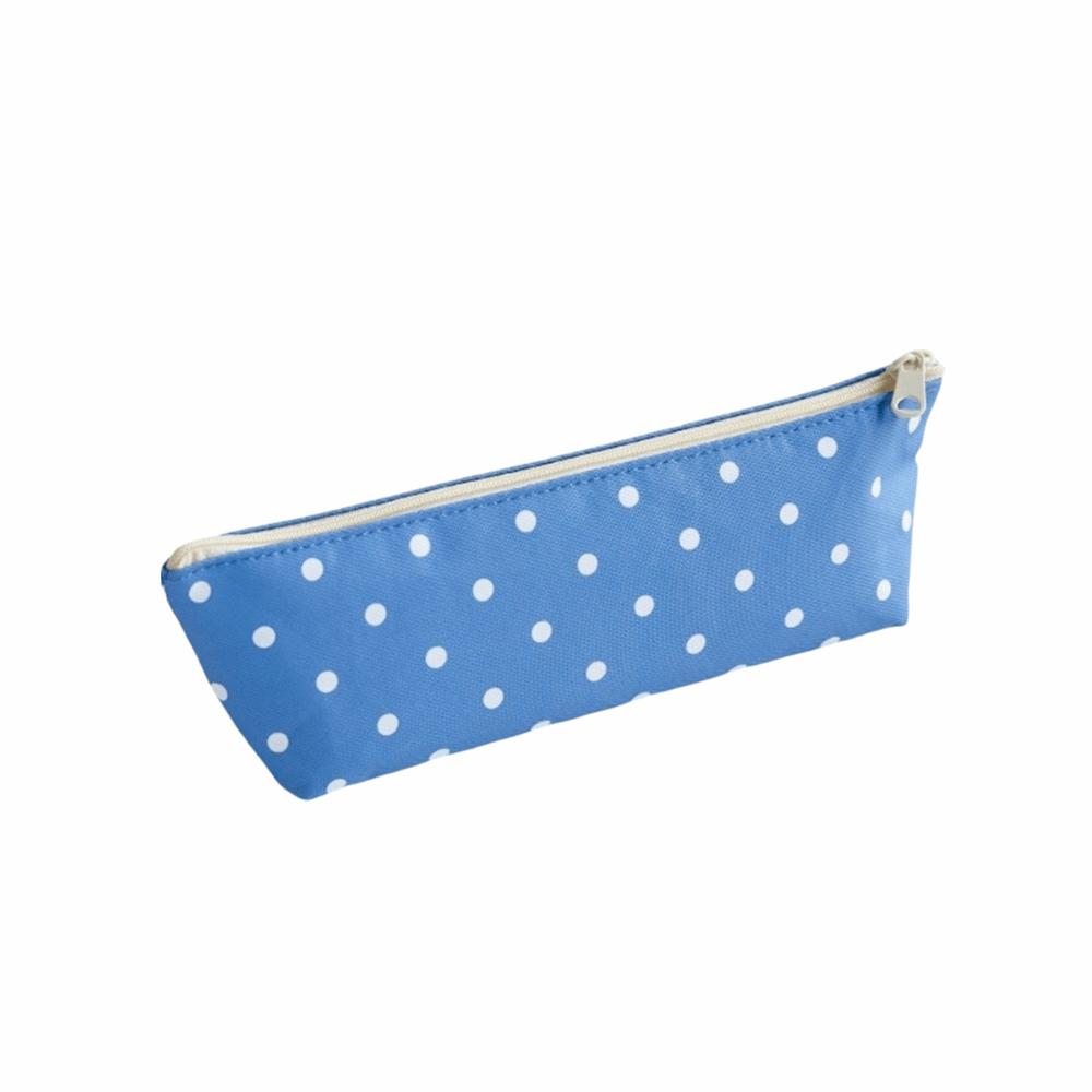 Zipper Closure Pencil Case Large Capacity Pencil Pouch New Pen Bags Office Supplies синий