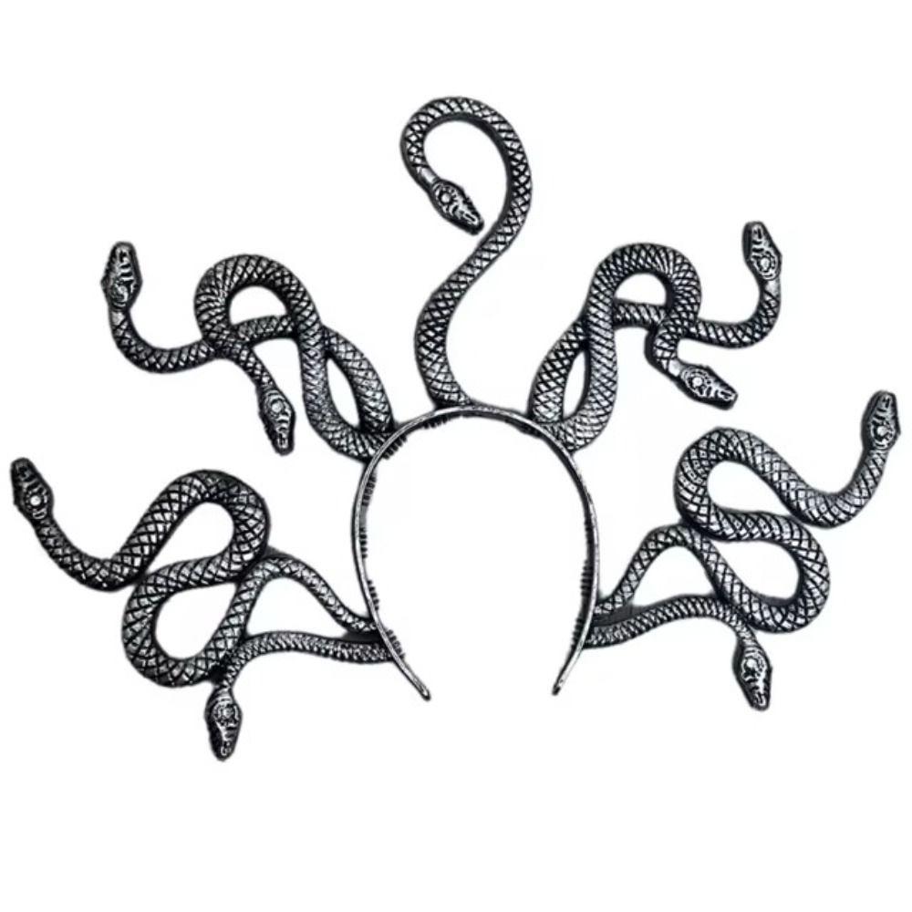 Colored Halloween headband Greek Mythology Cosplay Prop New Snake Hair Hoop Party Supplies