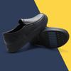 Thick-soled medical care leather comfortable work shoes men's breathable and not tired feet comfortable and non-slip leather versatile medium heel