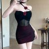 Elegant Halterneck Floral Bodycon Mini Dress with Pleated High-Waist