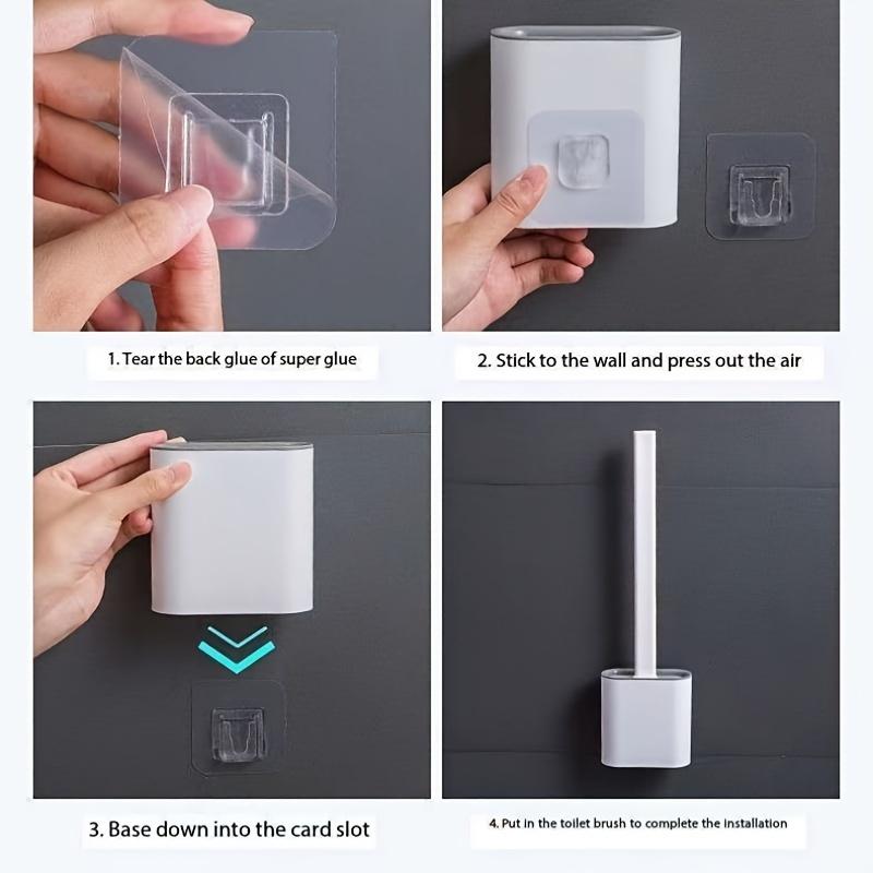 1pc Detachable Soft Rubber Toilet Brush With No Dead Angle Cleaning Toilet Cleaning BBush Bathroom Toilet Toilet Cleaning Tool