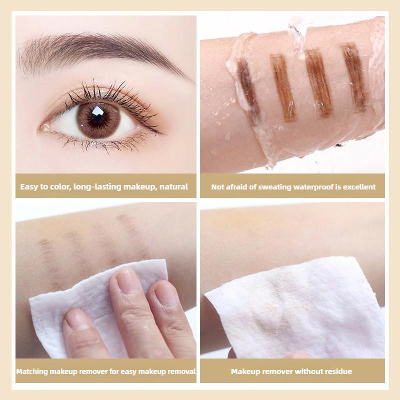 Small Gold Bar Eyebrow Pencil Extremely Fine Waterproof Sweat Lasting Non-fading Super Fine Tip