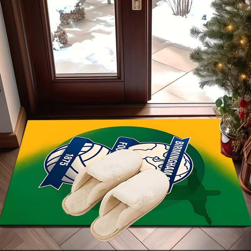 Birming-ham Football Club Printed Area Rug for Office, Chair Rug, Decorative Carpet Floor Mat, Large Size Fan gifts Christmas gifts