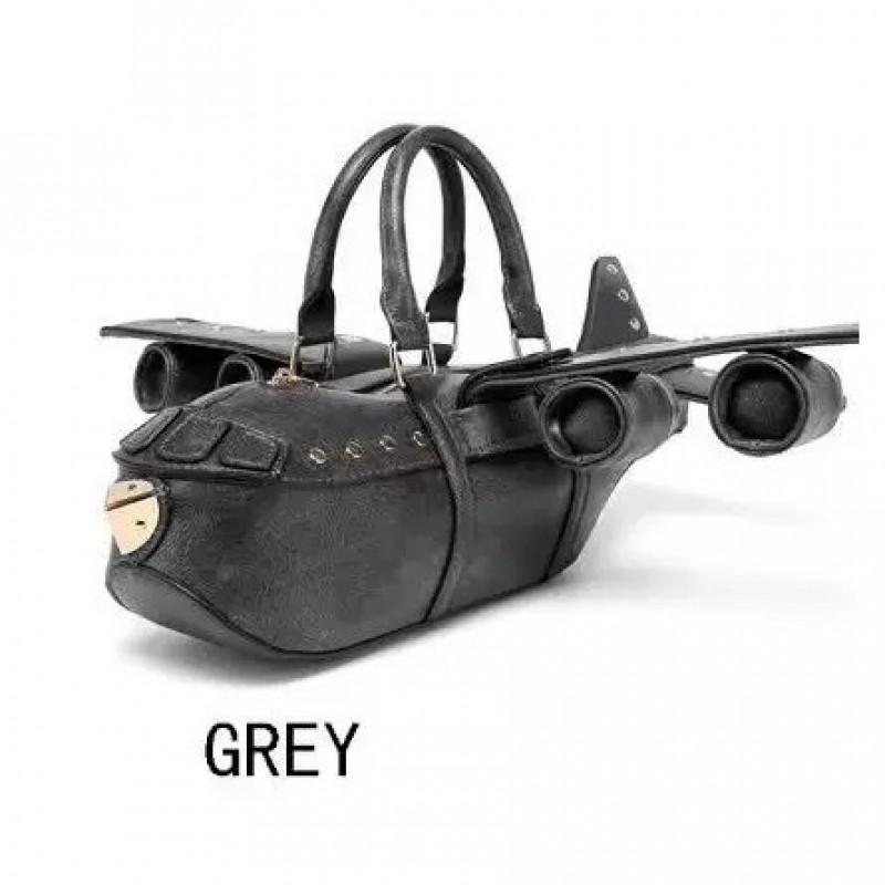Womens 3D Airplane Shape Handbag Crossbody