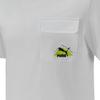 Puma Camping Buchstaben-Print Rundhals Kurzarm T-Shirt Herren Tops Weiß 537384-02